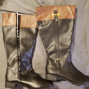 Karen Scott Knee High Wide Calf Riding Boot sz 10